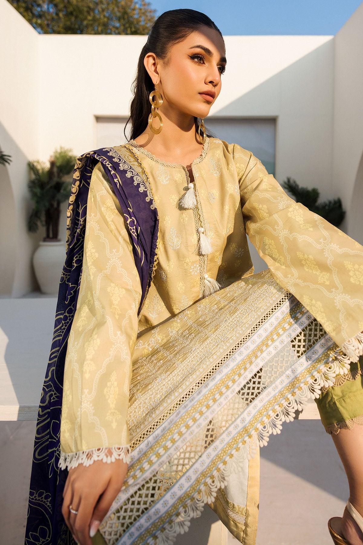Motifz | Umang Lawn | 4635-PASBAAN -  Motifz Ladies Clothes - Original Designer Dress - House of Maryam