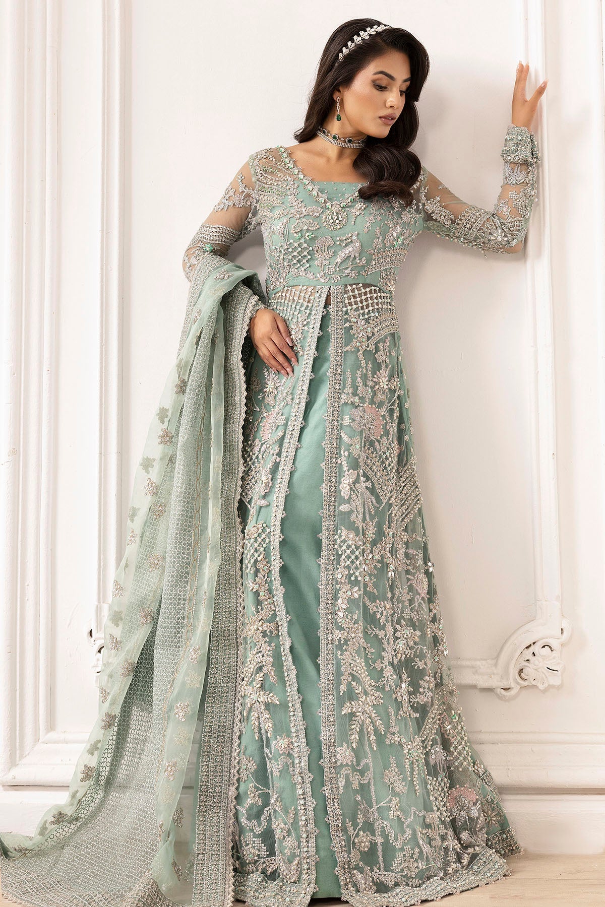 Motifz | Luxury Formal | 4932-AROOSH -  Motifz Ladies Clothes - Original Designer Dress - House of Maryam