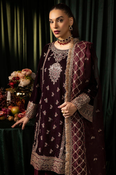 Motifz | Velvet Formals | 5095-MAZNEEN -  Motifz Ladies Clothes - Original Designer Dress - House of Maryam