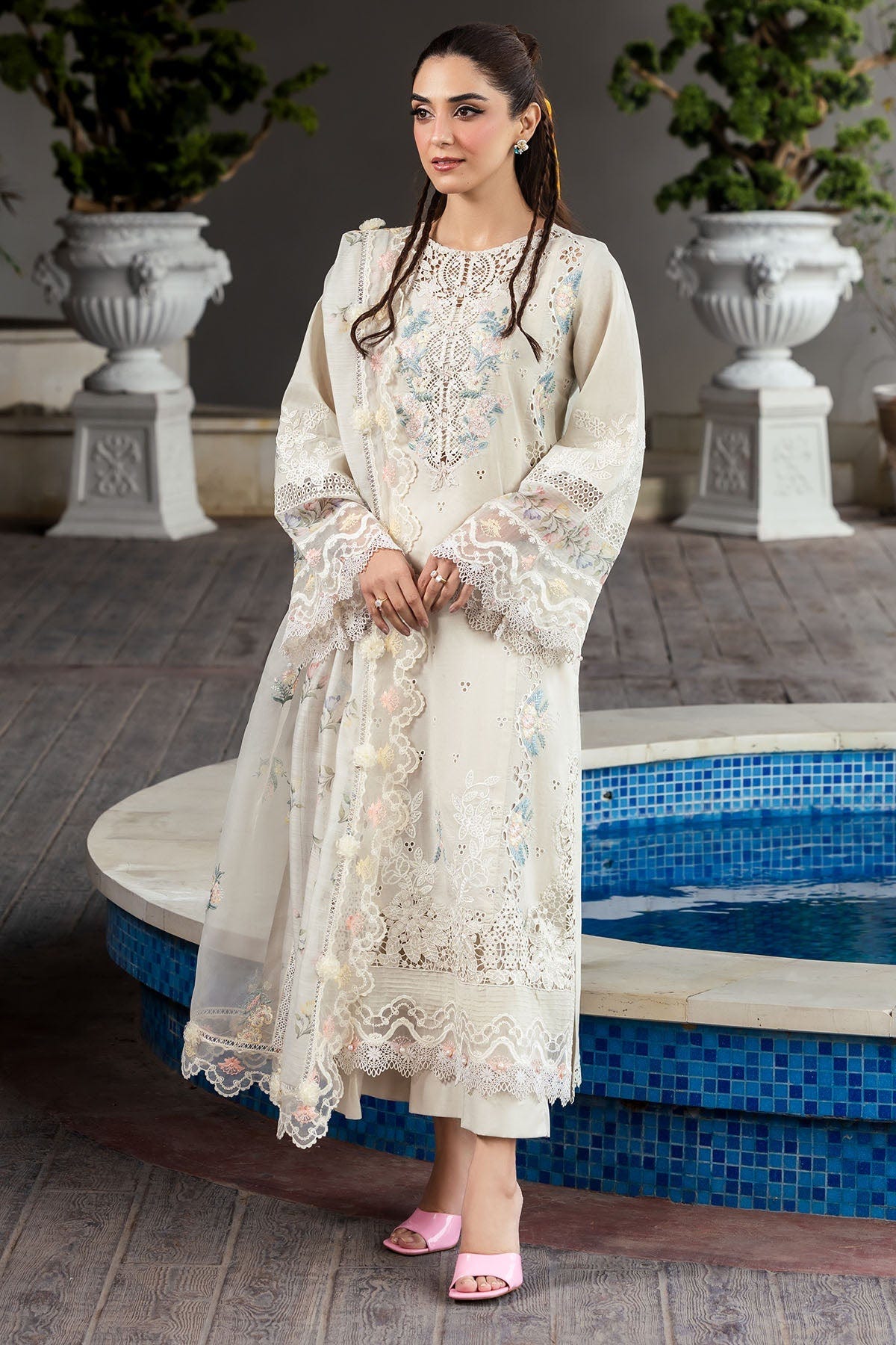 Motifz | Premium Lawn 25 | 5319-MARCELINE -  Motifz Ladies Clothes - Original Designer Dress - House of Maryam