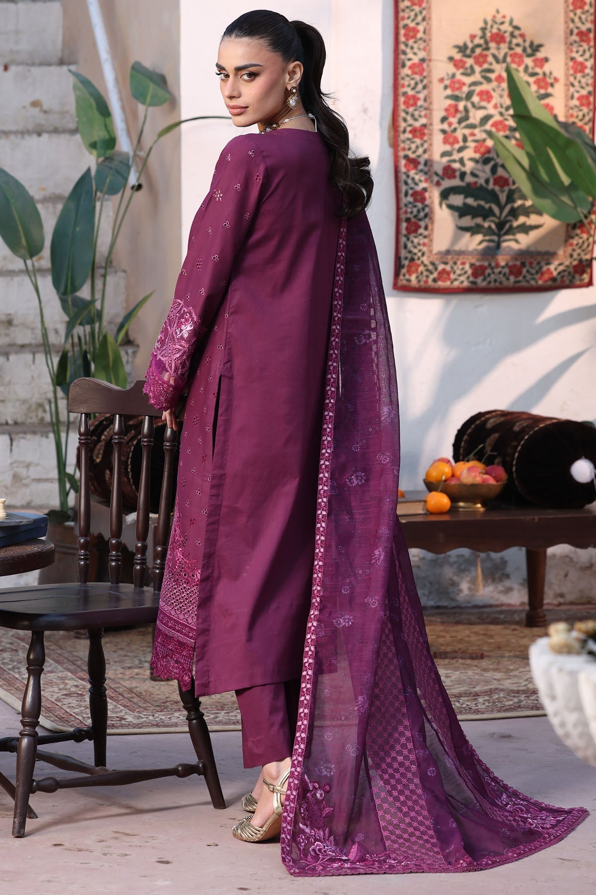Motifz | Premium Lawn 26 | 5931-CRIMSON, image 2