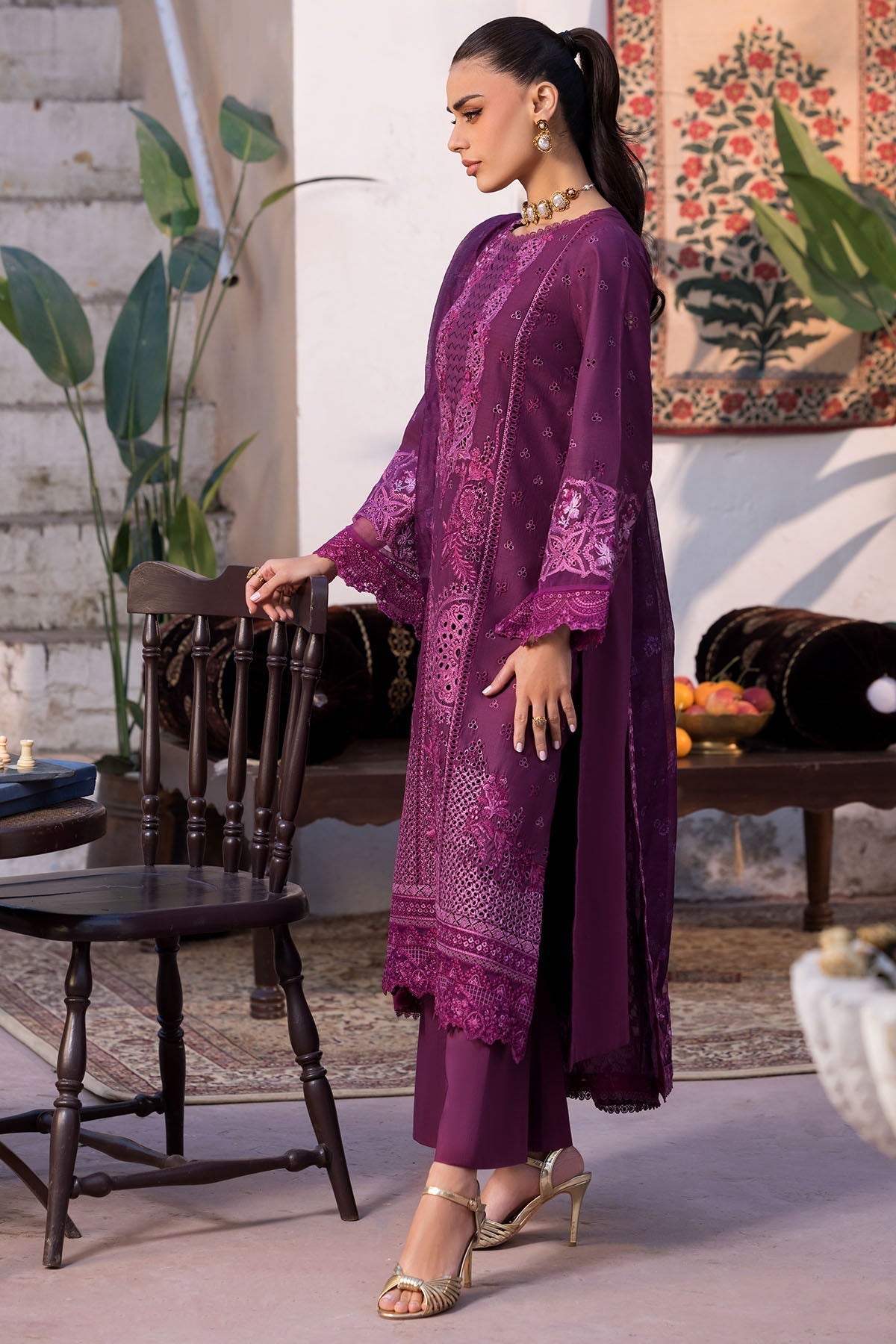 Motifz | Premium Lawn 26 | 5931-CRIMSON, image 5