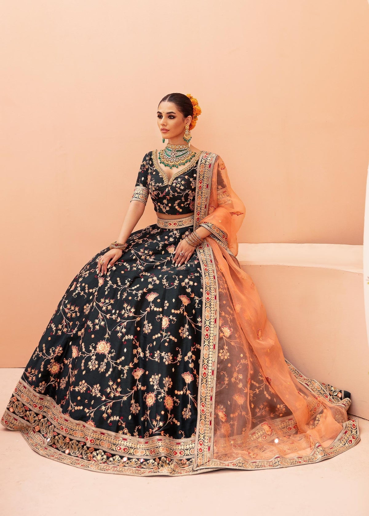 Waqas Shah | Madhubala | SHAH BANO -  Waqas Shah Formal - Original Designer Dress - House of Maryam