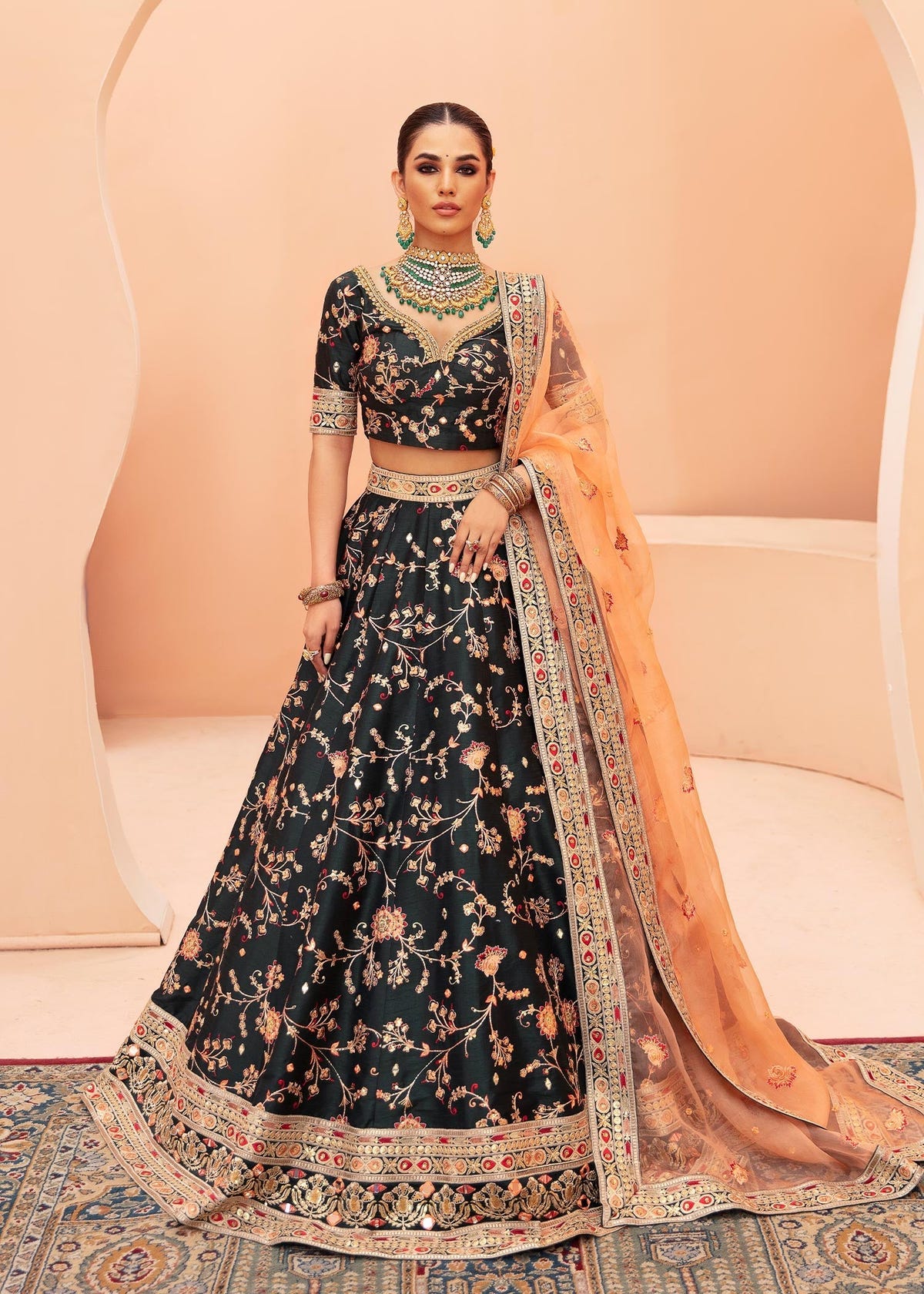 Waqas Shah | Madhubala | SHAH BANO -  Waqas Shah Formal - Original Designer Dress - House of Maryam