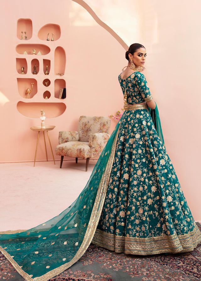 Waqas Shah | Madhubala | SHAHRBAANU -  Waqas Shah Formal - Original Designer Dress - House of Maryam