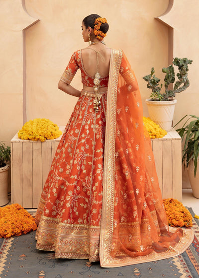 Waqas Shah | Madhubala | AABROO -  Waqas Shah Formal - Original Designer Dress - House of Maryam