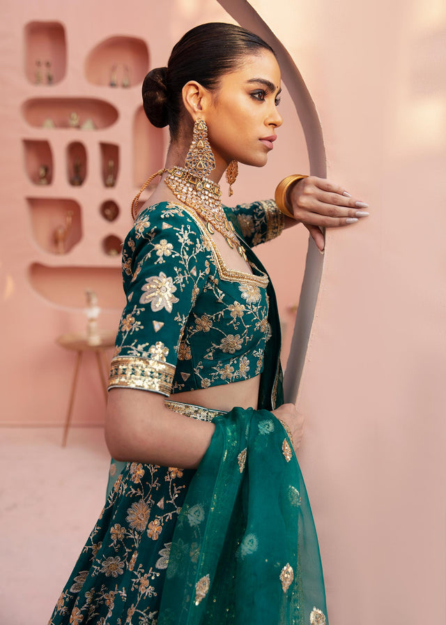 Waqas Shah | Madhubala | SHAHRBAANU -  Waqas Shah Formal - Original Designer Dress - House of Maryam