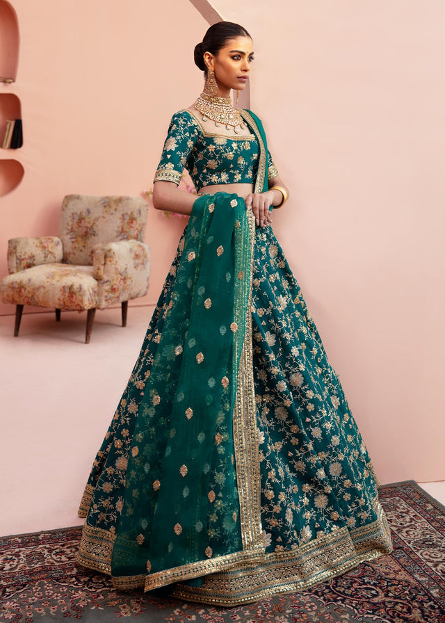 Waqas Shah | Madhubala | SHAHRBAANU -  Waqas Shah Formal - Original Designer Dress - House of Maryam