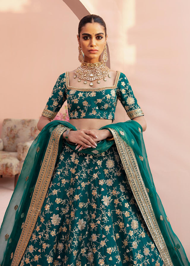 Waqas Shah | Madhubala | SHAHRBAANU -  Waqas Shah Formal - Original Designer Dress - House of Maryam
