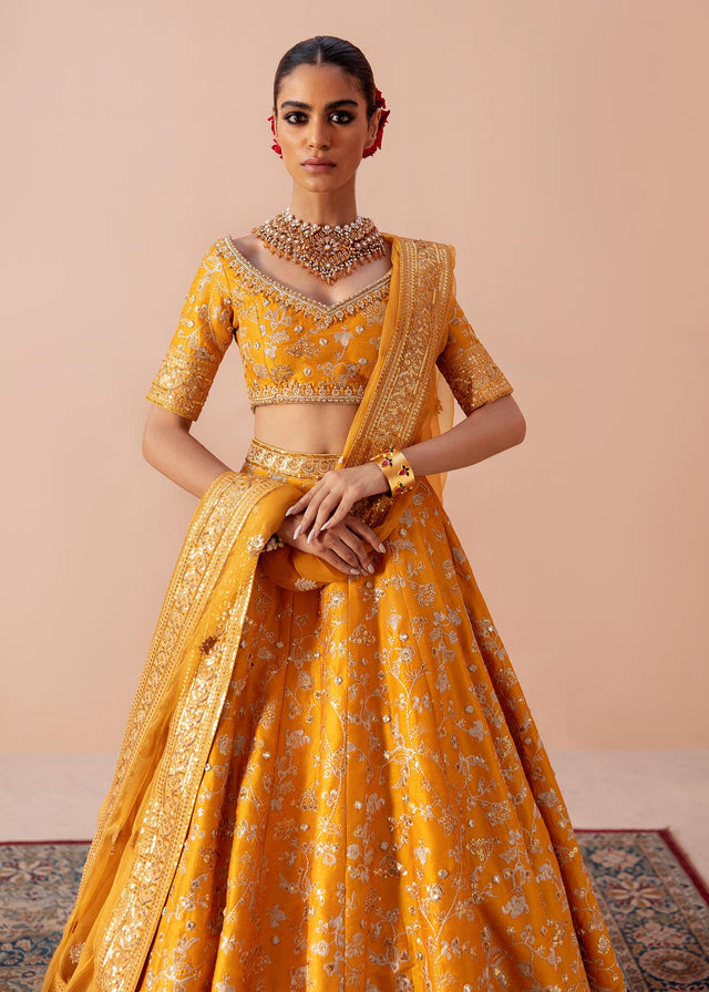 Waqas Shah | Madhubala | ZARI -  Waqas Shah Formal - Original Designer Dress - House of Maryam