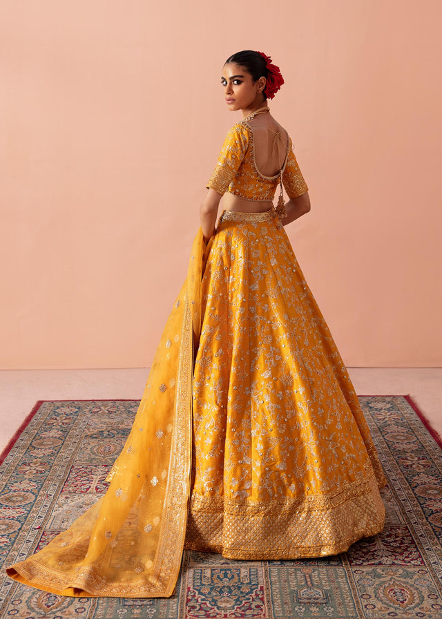 Waqas Shah | Madhubala | ZARI -  Waqas Shah Formal - Original Designer Dress - House of Maryam