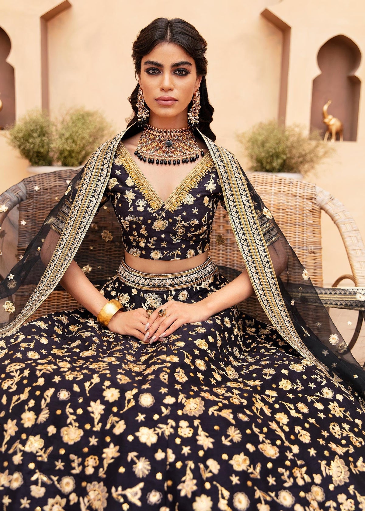 Waqas Shah | Madhubala | LAKSHMI -  Waqas Shah Formal - Original Designer Dress - House of Maryam
