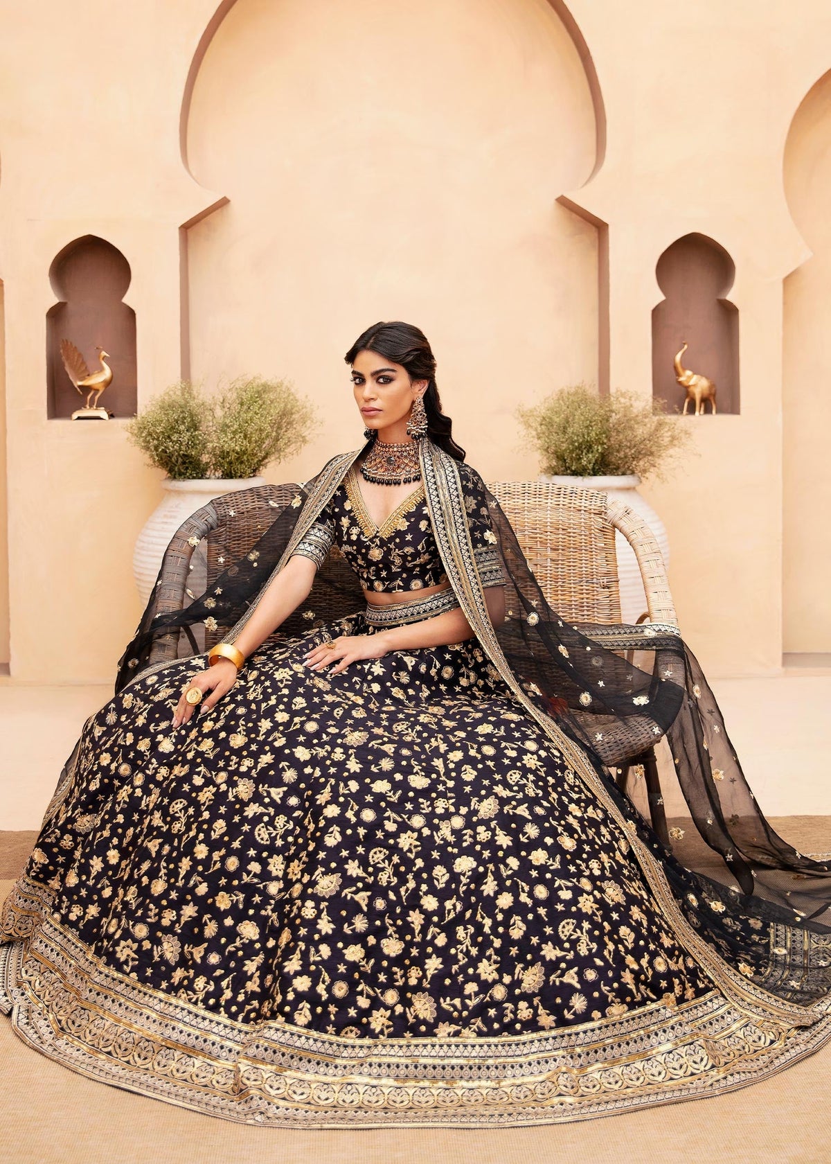 Waqas Shah | Madhubala | LAKSHMI -  Waqas Shah Formal - Original Designer Dress - House of Maryam