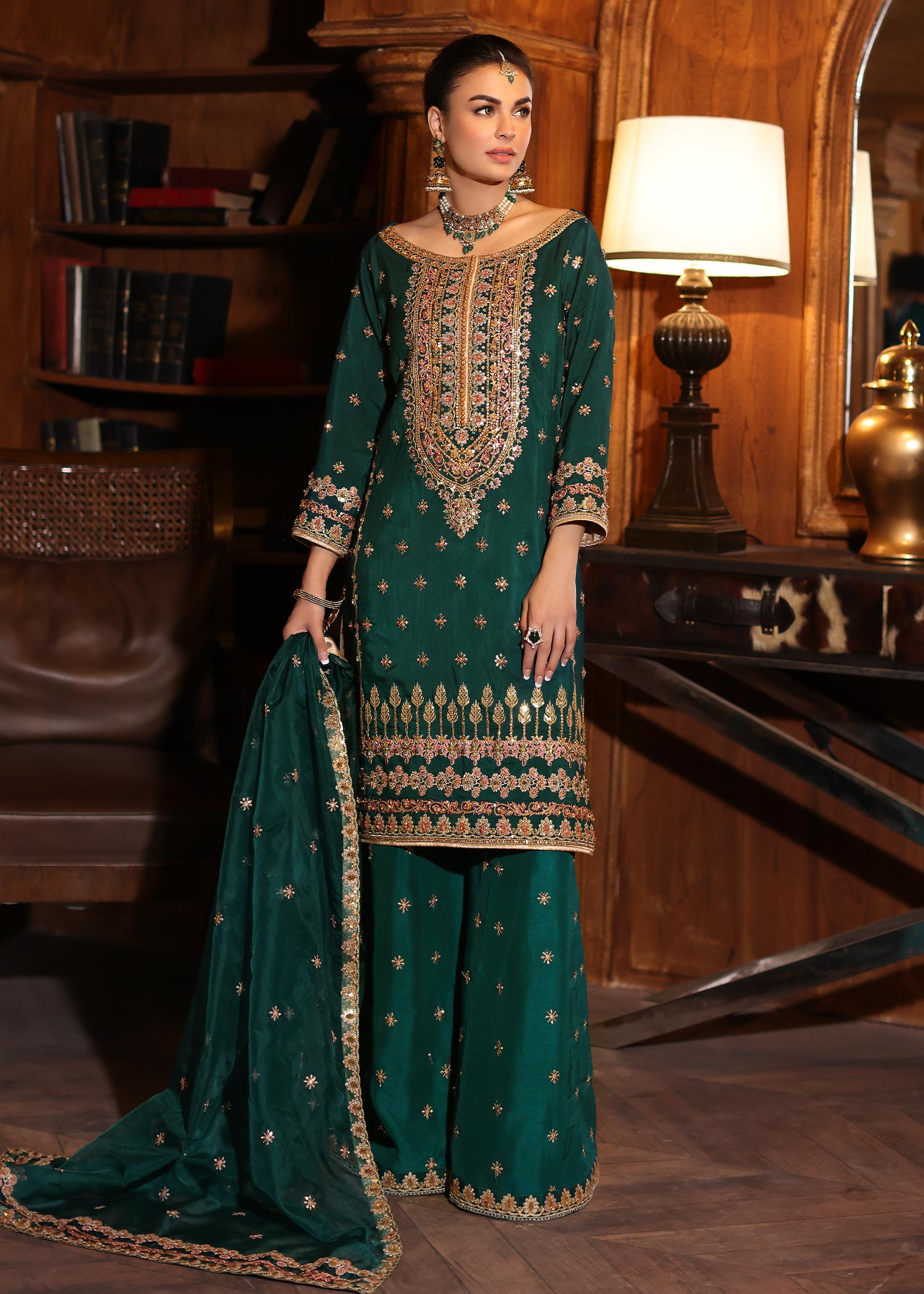 Waqas Shah | Meh-E-Nur | DAYLILLY by Designer Waqas Shah - House of Maryam - Pakistani Designer Ethnic Wear in {{ shop.shopifyCountryName }}