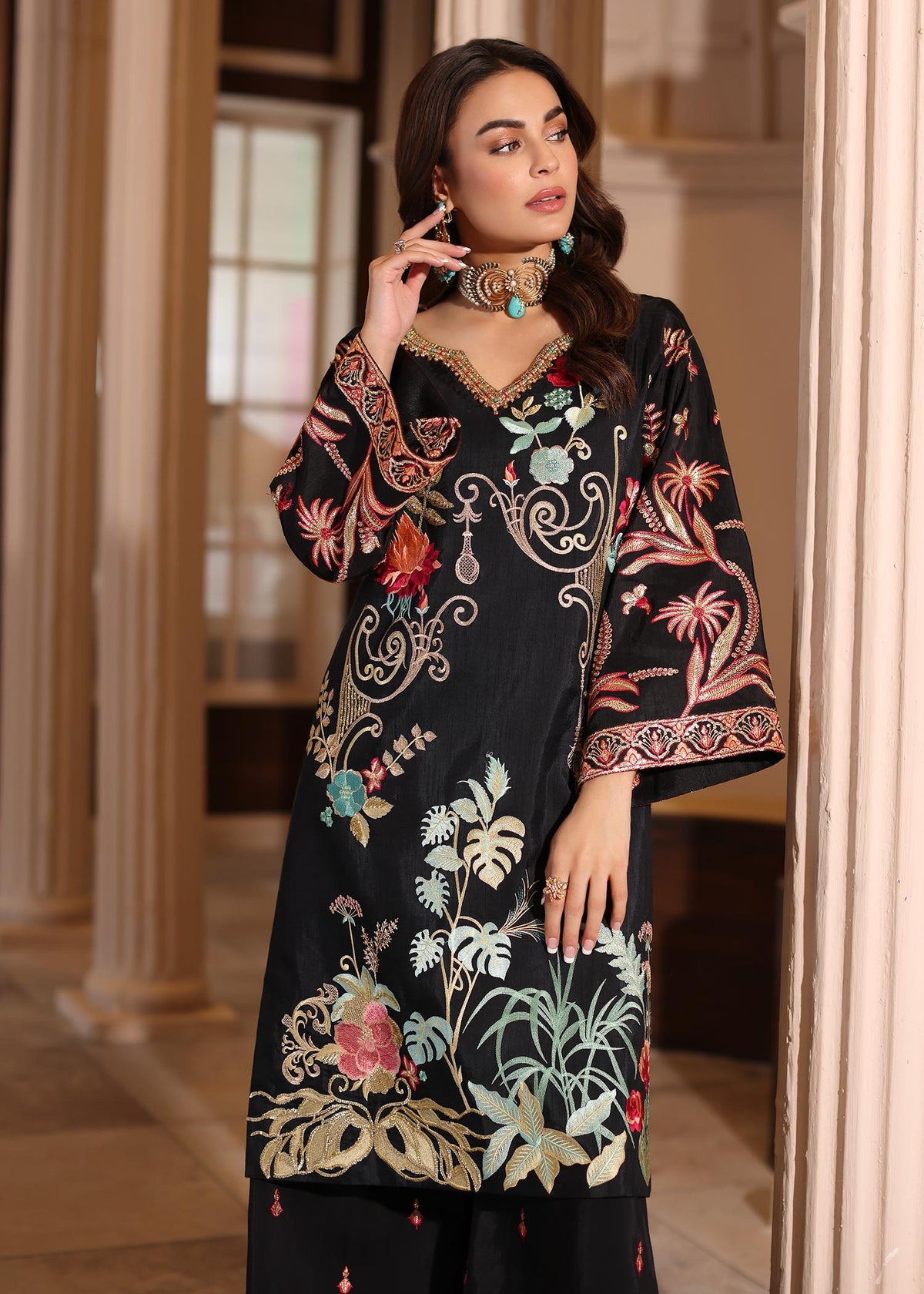 Waqas Shah | Meh-E-Nur | EMBER -  Waqas Shah Bridal - Original Designer Dress - House of Maryam