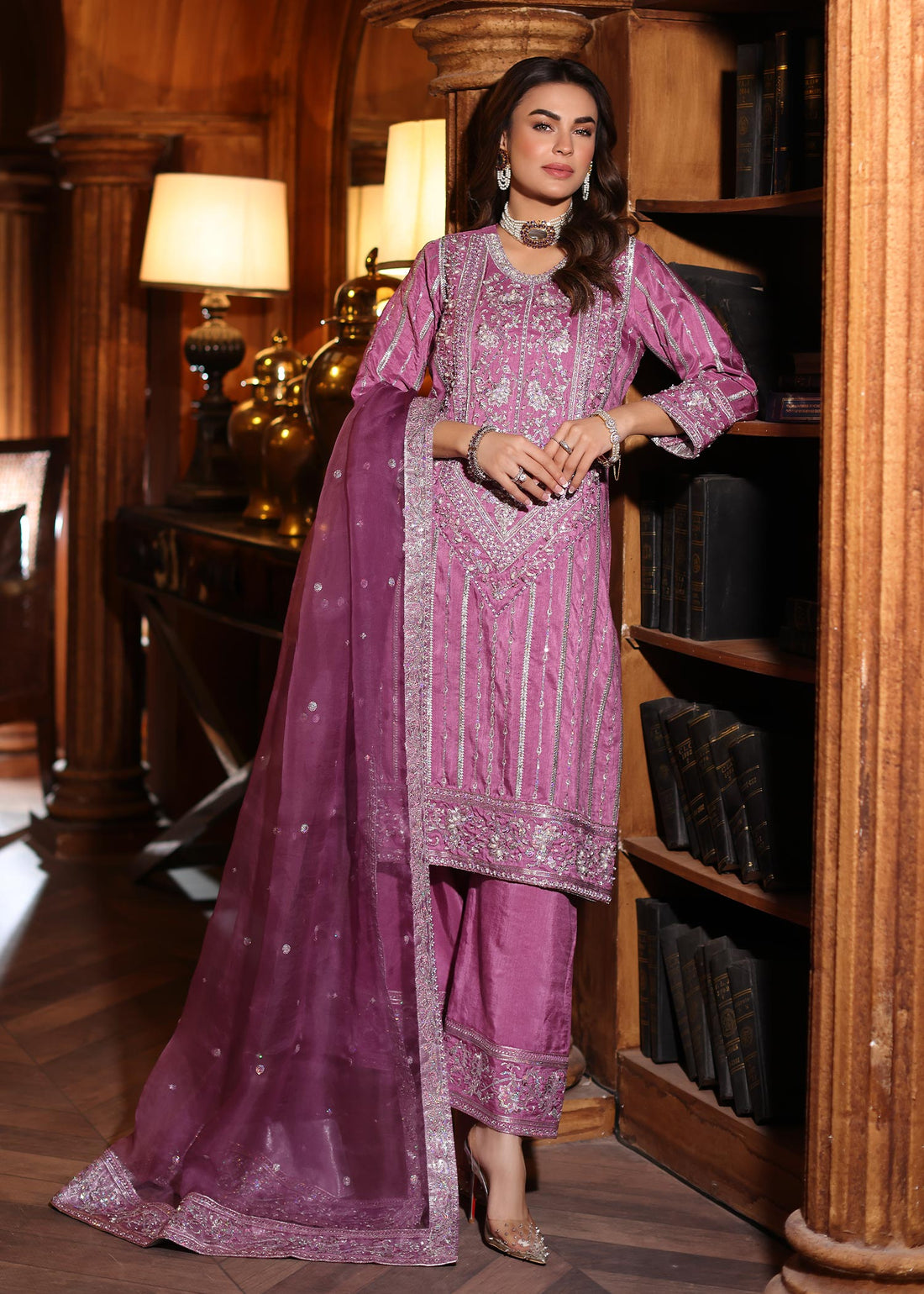 Waqas Shah | Meh-E-Nur | TULIP by Designer Waqas Shah - House of Maryam - Pakistani Designer Ethnic Wear in {{ shop.shopifyCountryName }}