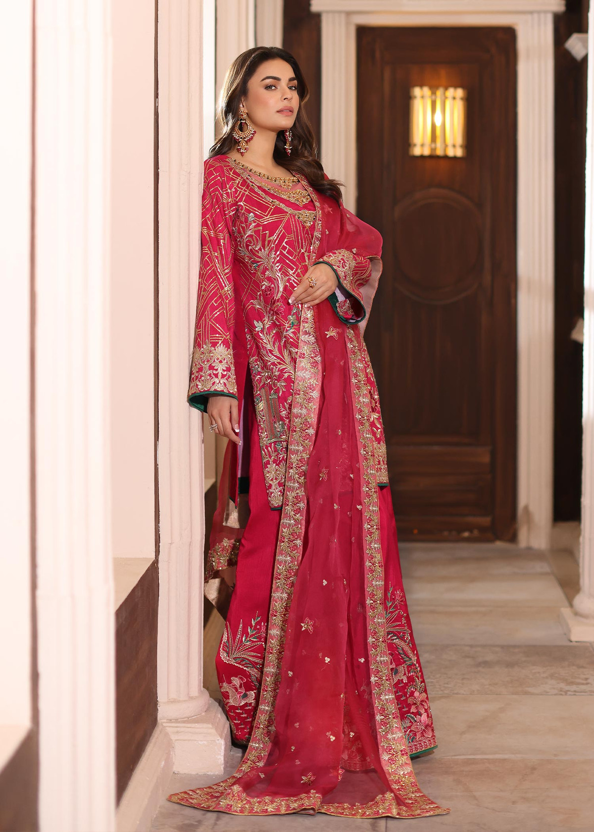 Waqas Shah | Meh-E-Nur | TOPAZ -  Waqas Shah Bridal - Original Designer Dress - House of Maryam