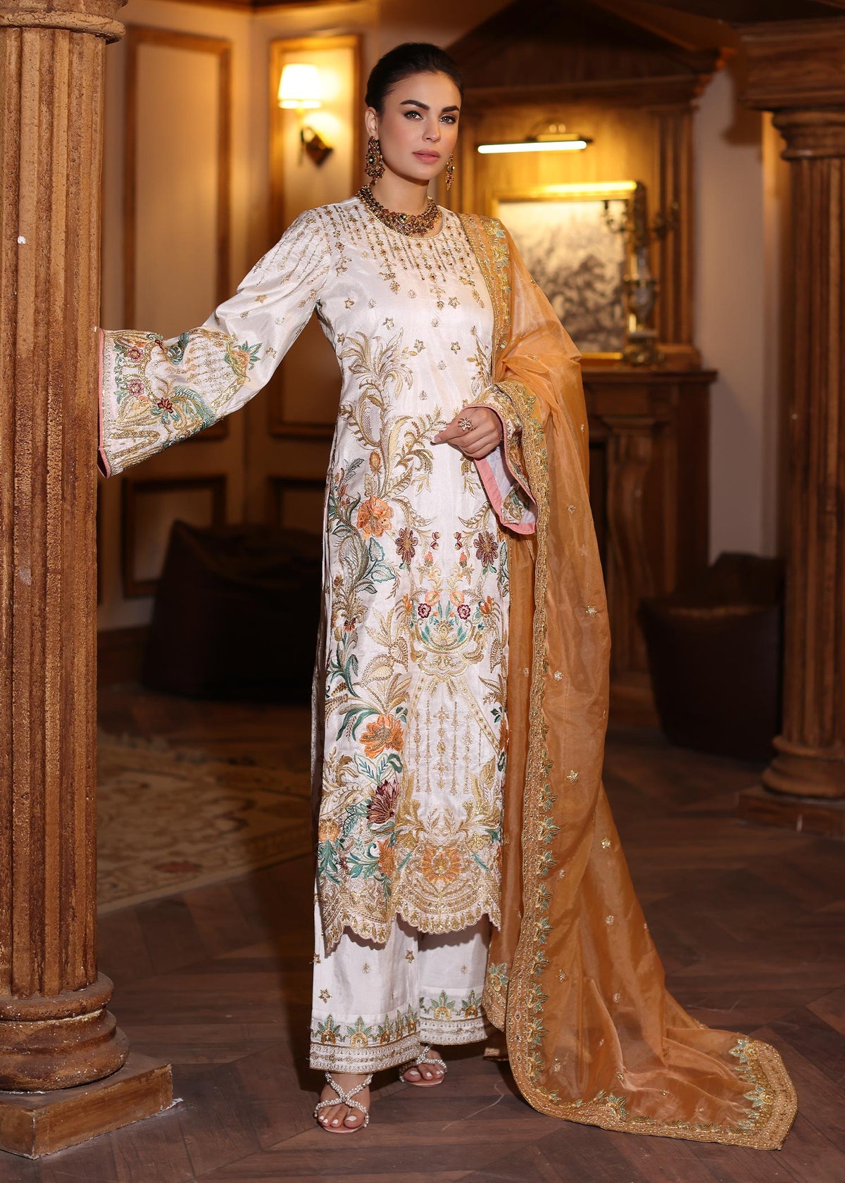 Waqas Shah | Meh-E-Nur | AMELIA -  Waqas Shah Bridal - Original Designer Dress - House of Maryam