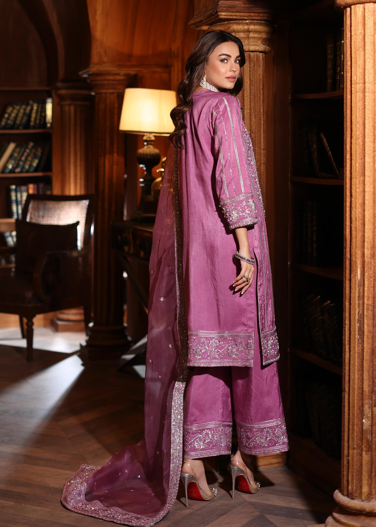 Waqas Shah | Meh-E-Nur | TULIP -  Waqas Shah Bridal - Original Designer Dress - House of Maryam