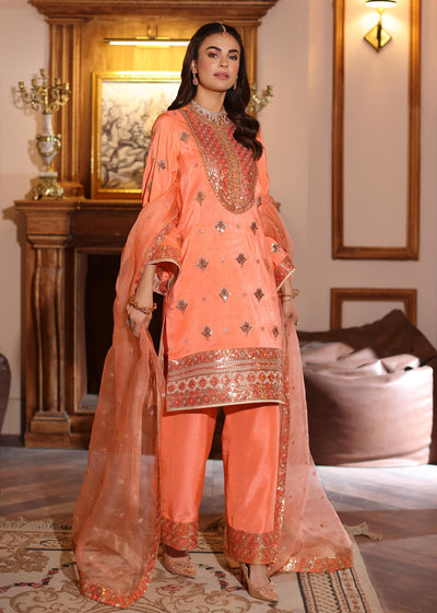 Waqas Shah | Meh-E-Nur | BLUSH -  Waqas Shah Bridal - Original Designer Dress - House of Maryam