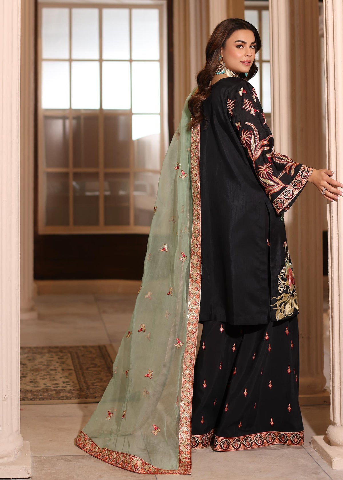 Waqas Shah | Meh-E-Nur | EMBER -  Waqas Shah Bridal - Original Designer Dress - House of Maryam