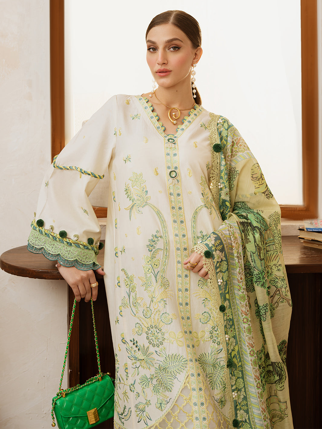 Mahnur | Florence Luxury Lawn 25 | MAHGUL -  Mahnur Ladies Clothes - Original Designer Dress - House of Maryam
