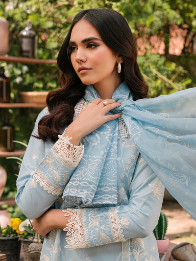 Mahnur | Masakali Luxury Lawn 24 | MK 02 - A -  Mahnur Luxury - Original Designer Dress - House of Maryam