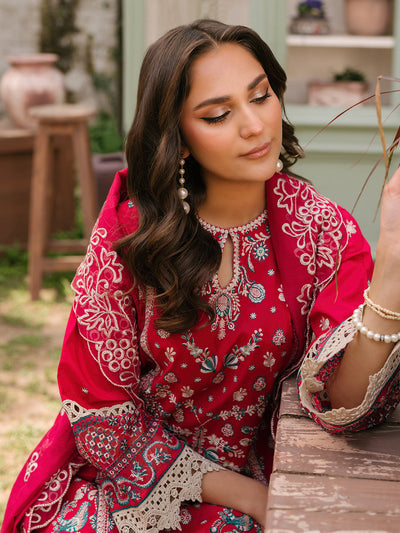 Mahnur | Masakali Luxury Lawn 24 | MK 06 - B -  Mahnur Luxury - Original Designer Dress - House of Maryam
