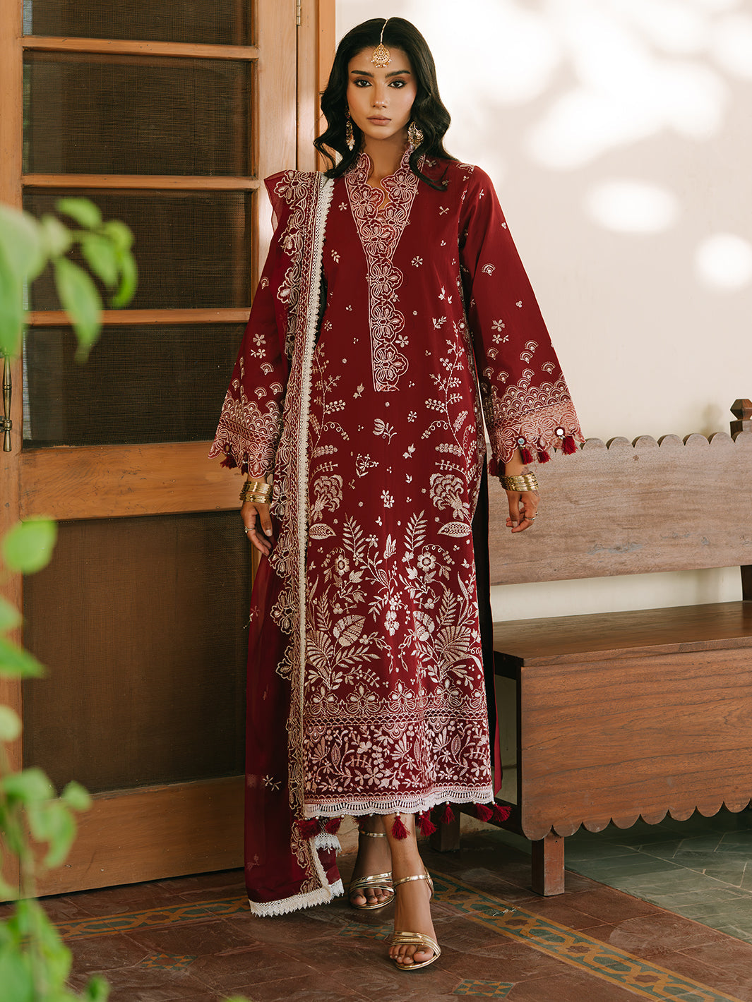 Mahnur | Shanaya Luxury Lawn 25 | Mehrosh -  Mahnur Ladies Clothes - Original Designer Dress - House of Maryam
