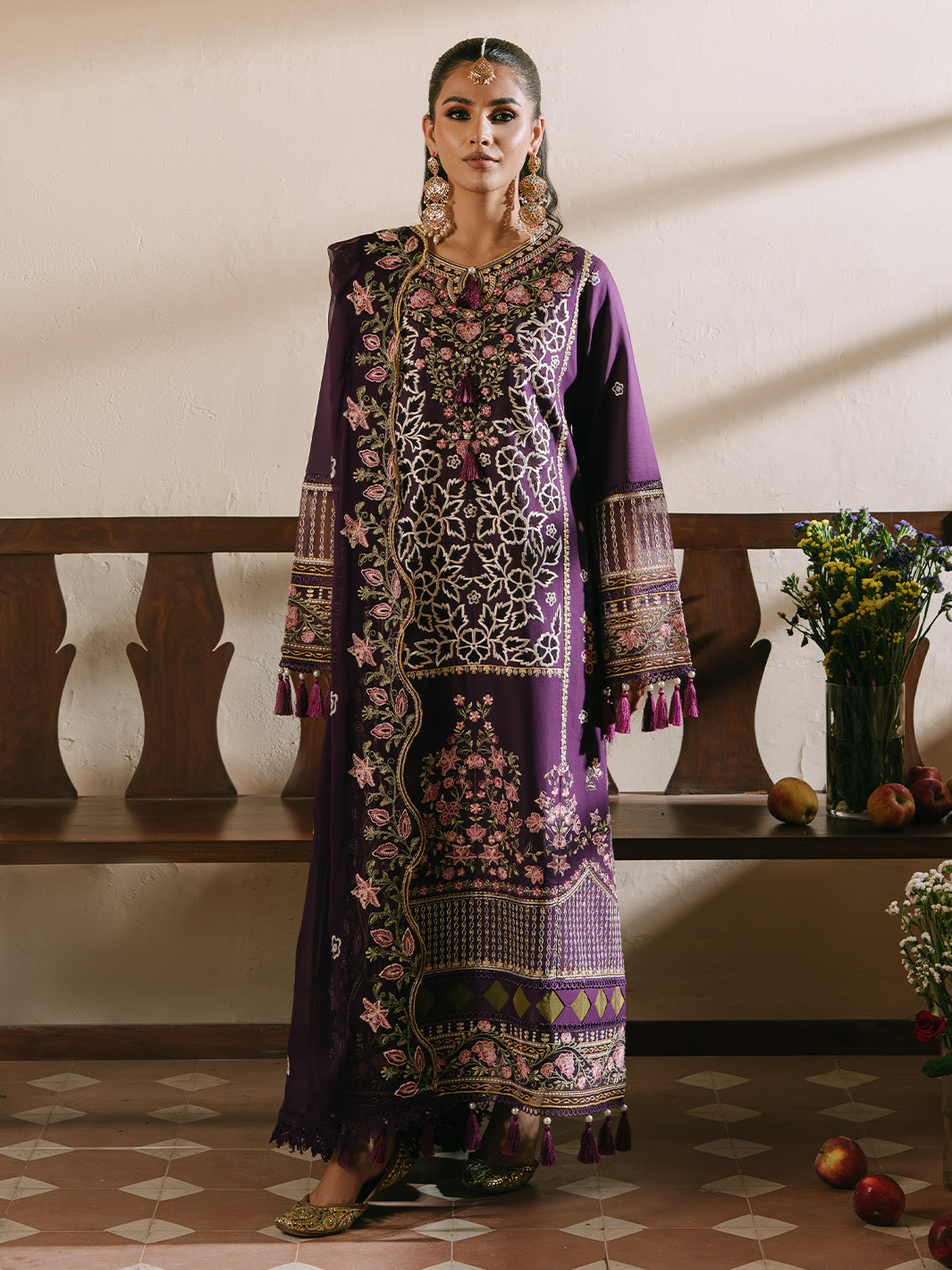 Mahnur | Shanaya Luxury Lawn 25 | Mehrunisa -  Mahnur Ladies Clothes - Original Designer Dress - House of Maryam