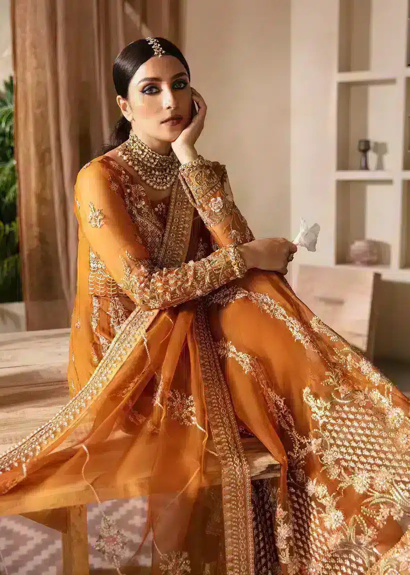 Mahum Asad | Lamhay Wedding Formals 23 | Kesari -  Mahum Asad Formal - Original Designer Dress - House of Maryam