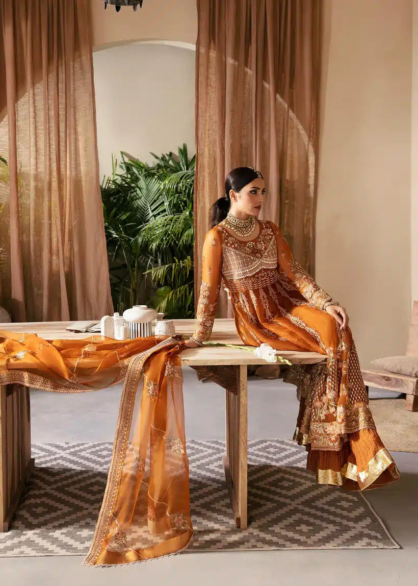 Mahum Asad | Lamhay Wedding Formals 23 | Kesari -  Mahum Asad Formal - Original Designer Dress - House of Maryam