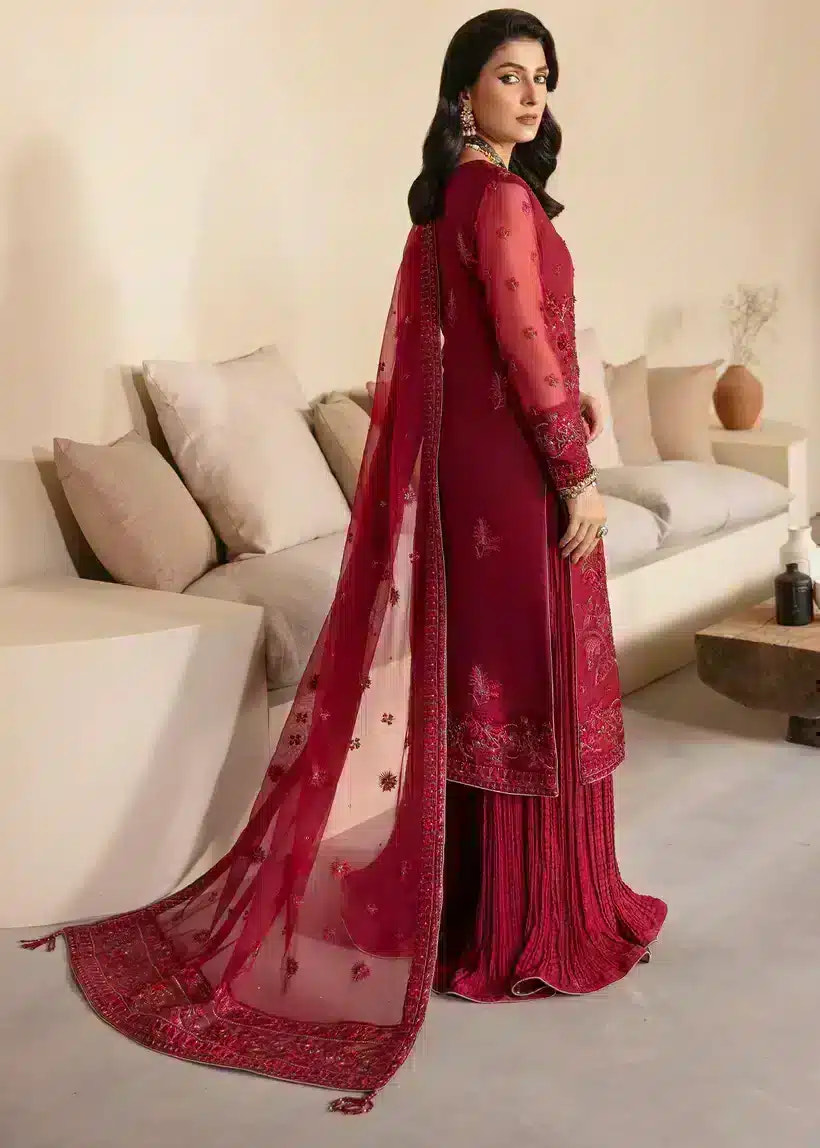 Mahum Asad | Lamhay Wedding Formals 23 | Laal -  Mahum Asad Formal - Original Designer Dress - House of Maryam