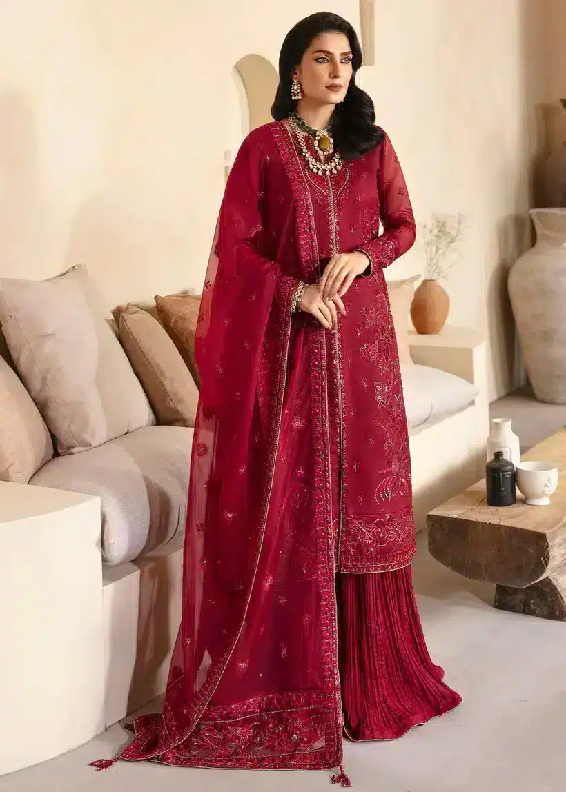 Mahum Asad | Lamhay Wedding Formals 23 | Laal -  Mahum Asad Formal - Original Designer Dress - House of Maryam