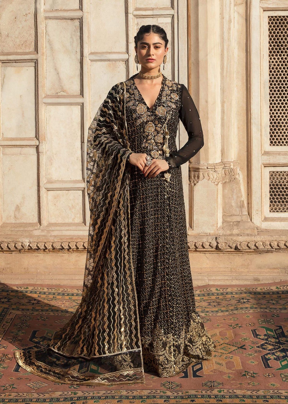 Mahum Asad | Gul Posh Luxury Formals 23 | Chiraagh -  Mahum Asad Formal - Original Designer Dress - House of Maryam