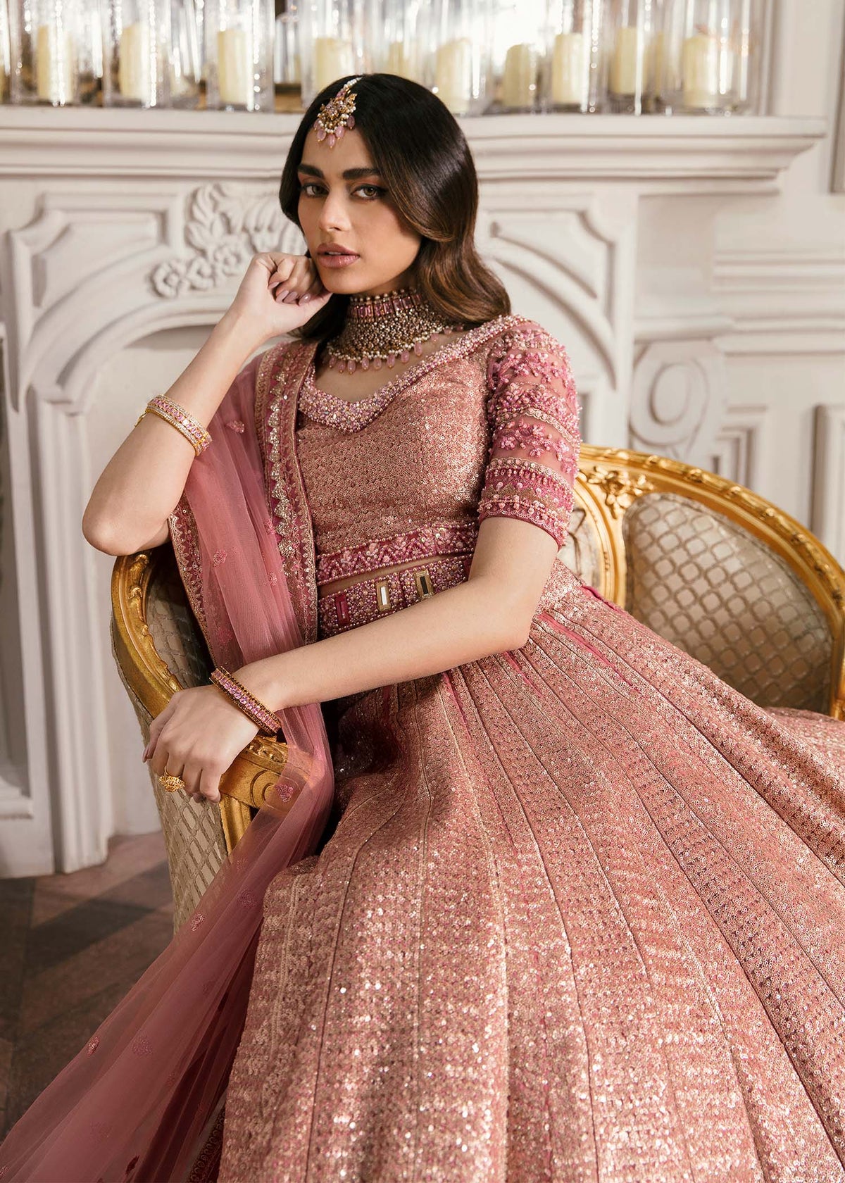 Waqas Shah | Malika - E - Elizabeth | PRIMROSE -  Waqas Shah Formal - Original Designer Dress - House of Maryam