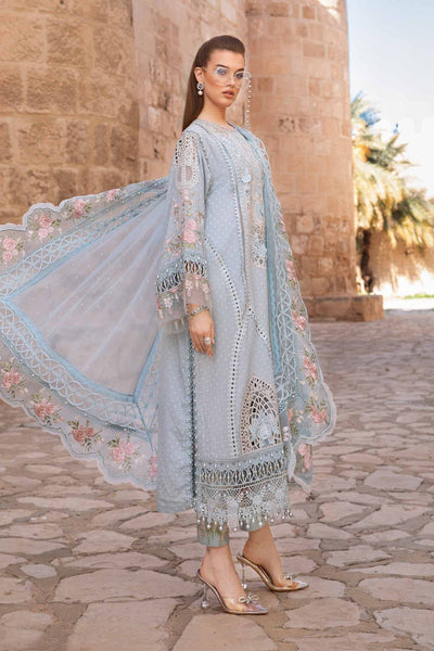 Maria B | Voyage a' Luxe Lawn | D-2410-B -  Maria B Luxury - Original Designer Dress - House of Maryam