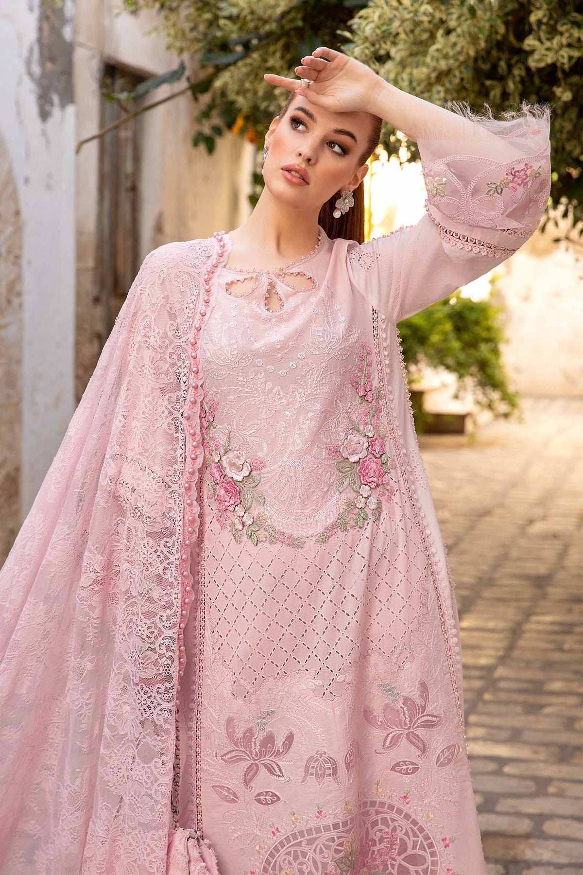 Maria B | Voyage a' Luxe Lawn | D-2411-A -  Maria B Luxury - Original Designer Dress - House of Maryam