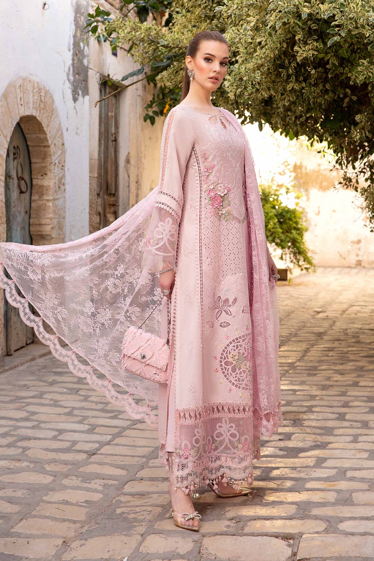 Maria B | Voyage a' Luxe Lawn | D-2411-A by Designer Maria B - House of Maryam - Pakistani Designer Ethnic Wear in {{ shop.shopifyCountryName }}