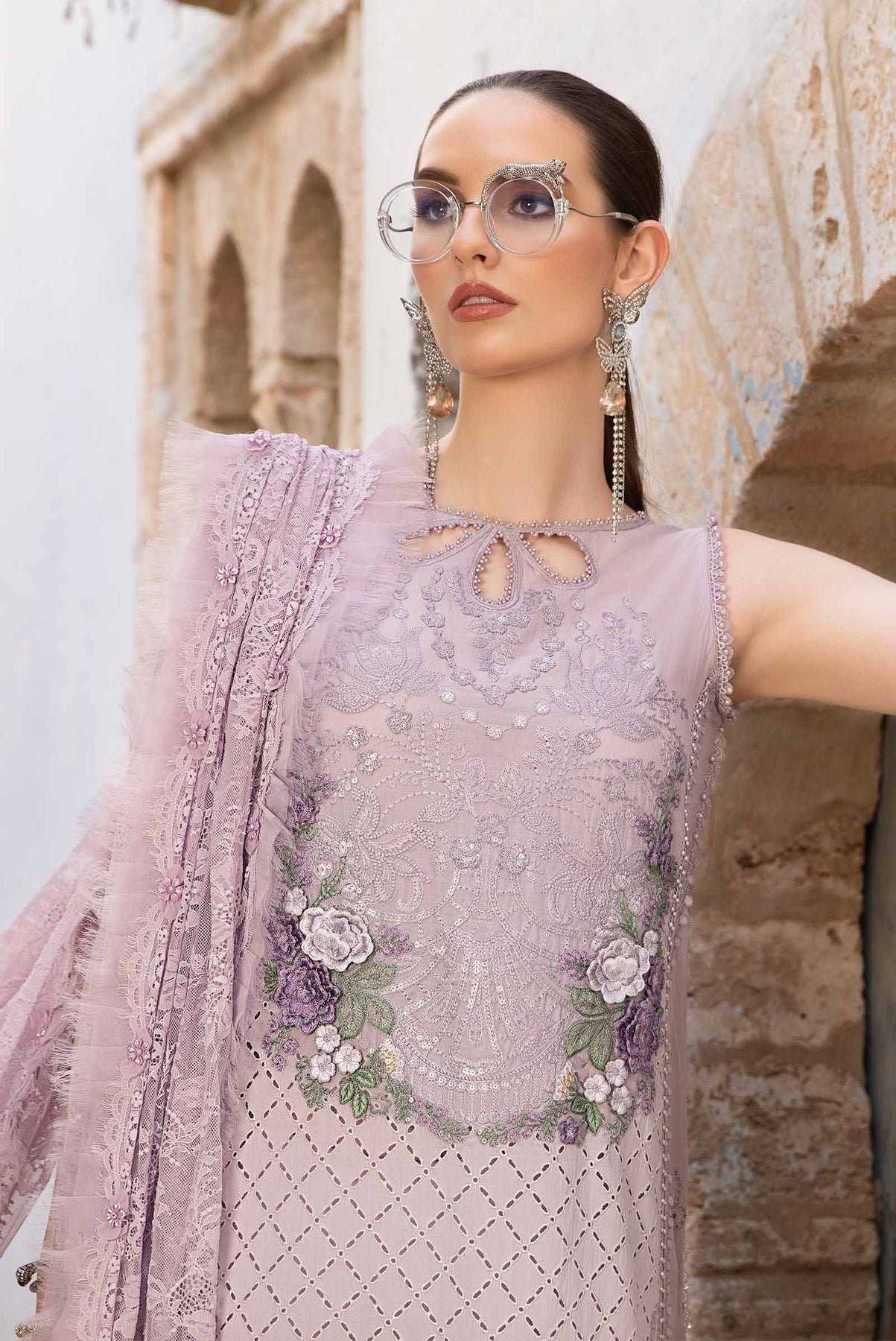 Maria B | Voyage a' Luxe Lawn | D-2411-B by Designer Maria B - House of Maryam - Pakistani Designer Ethnic Wear in {{ shop.shopifyCountryName }}