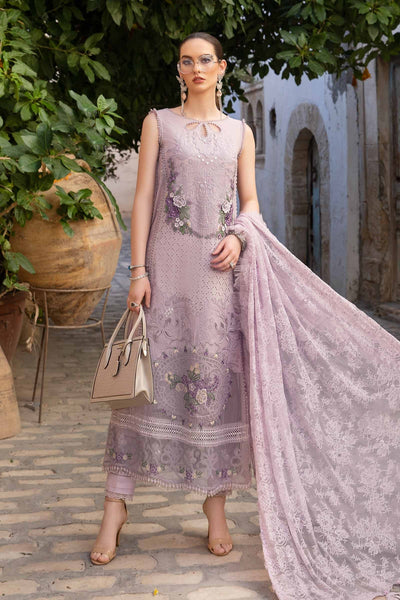 Maria B | Voyage a' Luxe Lawn | D-2411-B -  Maria B Luxury - Original Designer Dress - House of Maryam