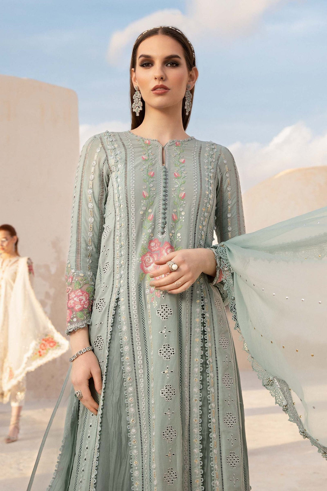 Maria B | Voyage a' Luxe Lawn | D-2412-B by Designer Maria B - House of Maryam - Pakistani Designer Ethnic Wear in {{ shop.shopifyCountryName }}