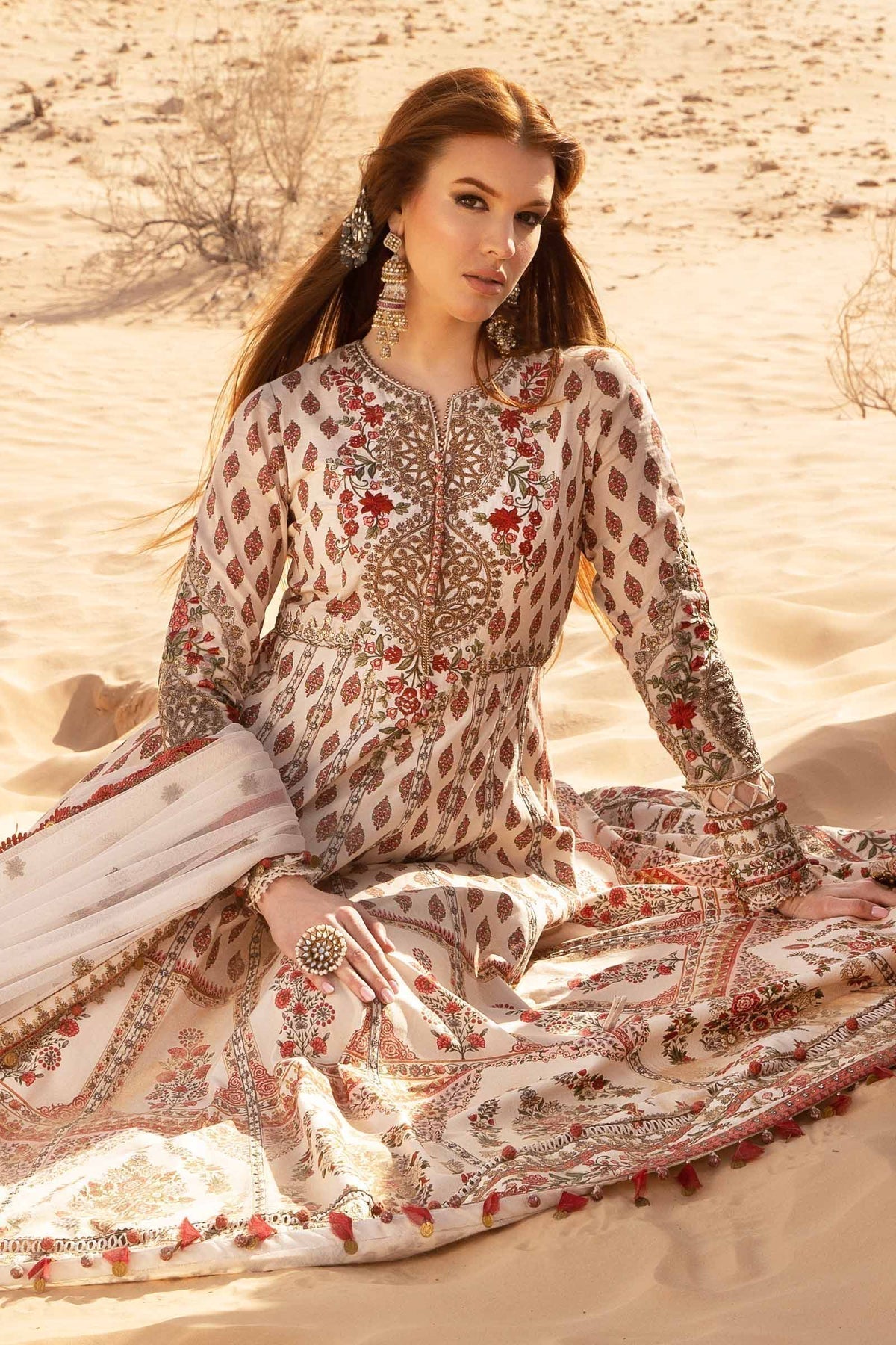 Maria B | Voyage a' Luxe Lawn | D-2413-A -  Maria B Luxury - Original Designer Dress - House of Maryam