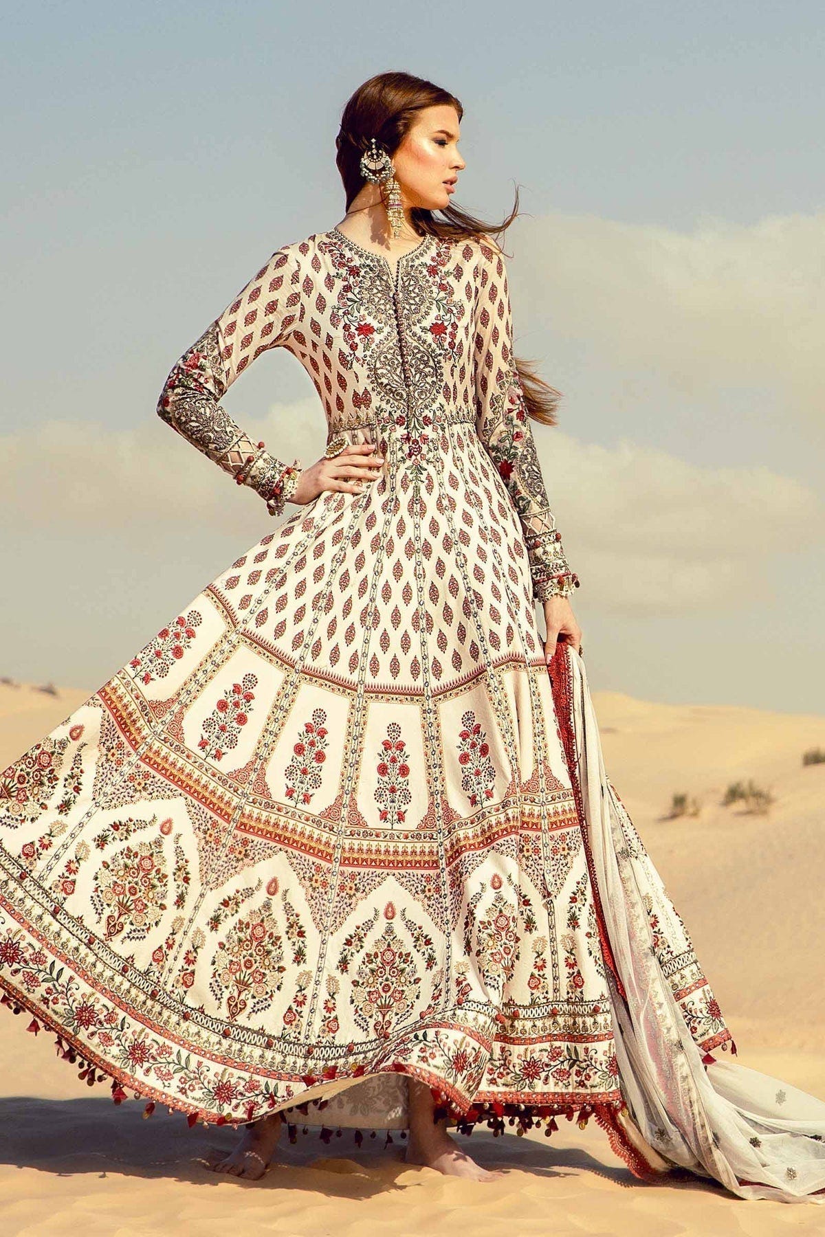 Maria B | Voyage a' Luxe Lawn | D-2413-A -  Maria B Luxury - Original Designer Dress - House of Maryam