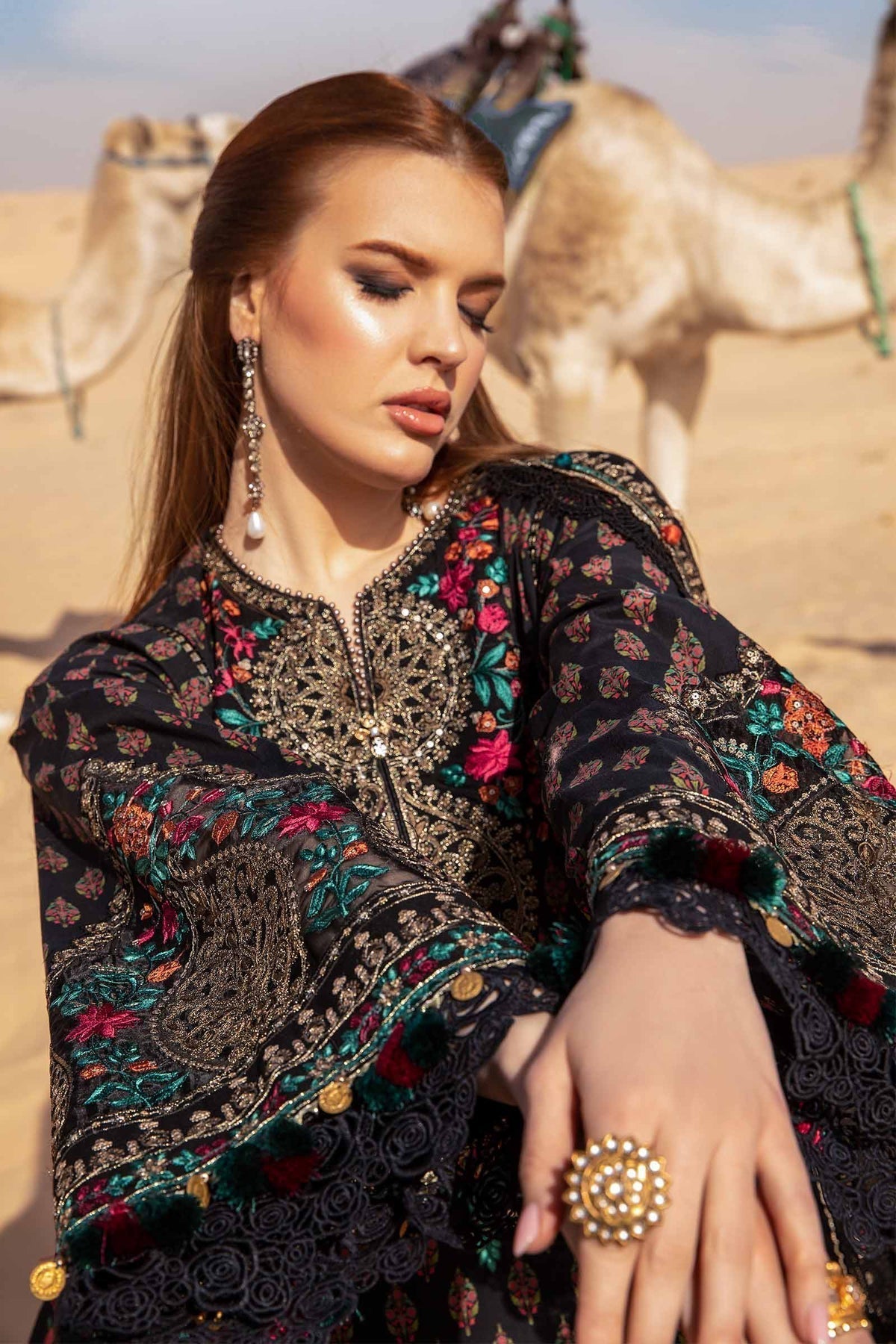 Maria B | Voyage a' Luxe Lawn | D-2413-B -  Maria B Luxury - Original Designer Dress - House of Maryam