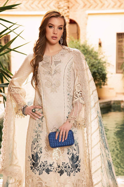 Maria B | Voyage a' Luxe Lawn | D-2414-B -  Maria B Luxury - Original Designer Dress - House of Maryam