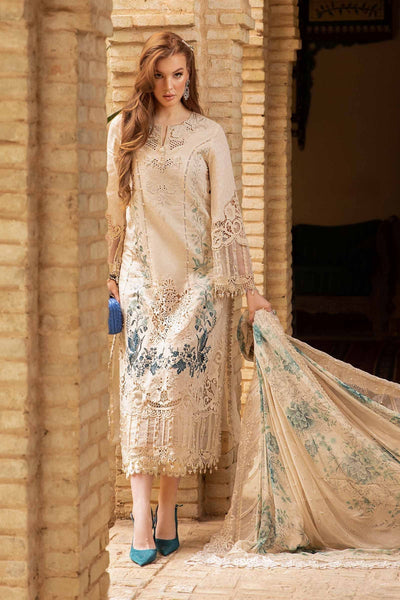 Maria B | Voyage a' Luxe Lawn | D-2414-B -  Maria B Luxury - Original Designer Dress - House of Maryam