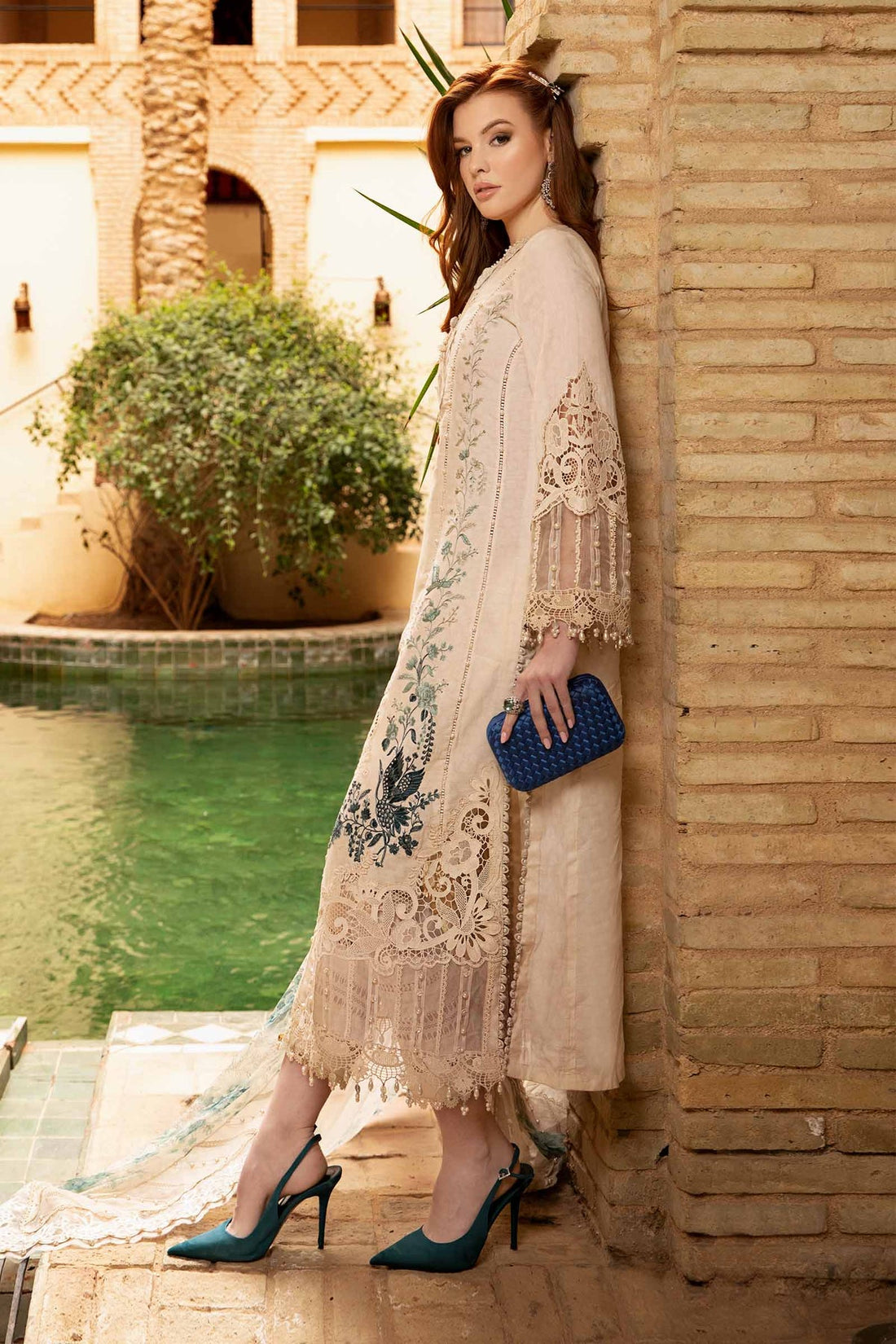 Maria B | Voyage a' Luxe Lawn | D-2414-B by Designer Maria B - House of Maryam - Pakistani Designer Ethnic Wear in {{ shop.shopifyCountryName }}