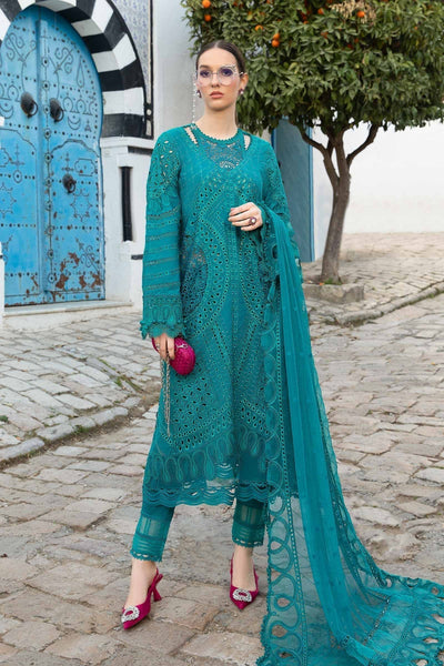 Maria B | Voyage a' Luxe Lawn | D-2402-A -  Maria B Luxury - Original Designer Dress - House of Maryam