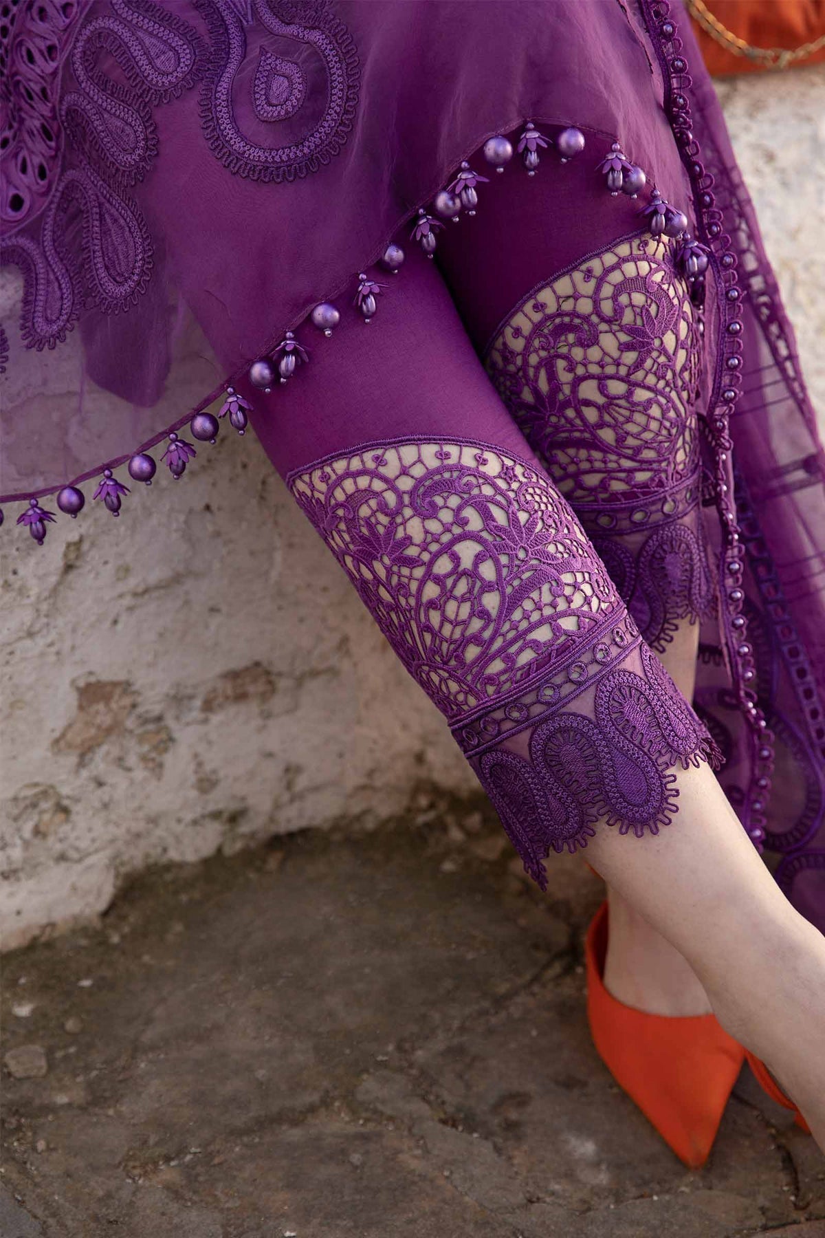 Maria B | Voyage a' Luxe Lawn | D-2402-B -  Maria B Luxury - Original Designer Dress - House of Maryam